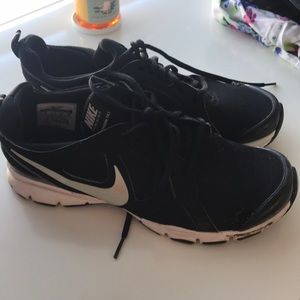 Black nike sneakers
